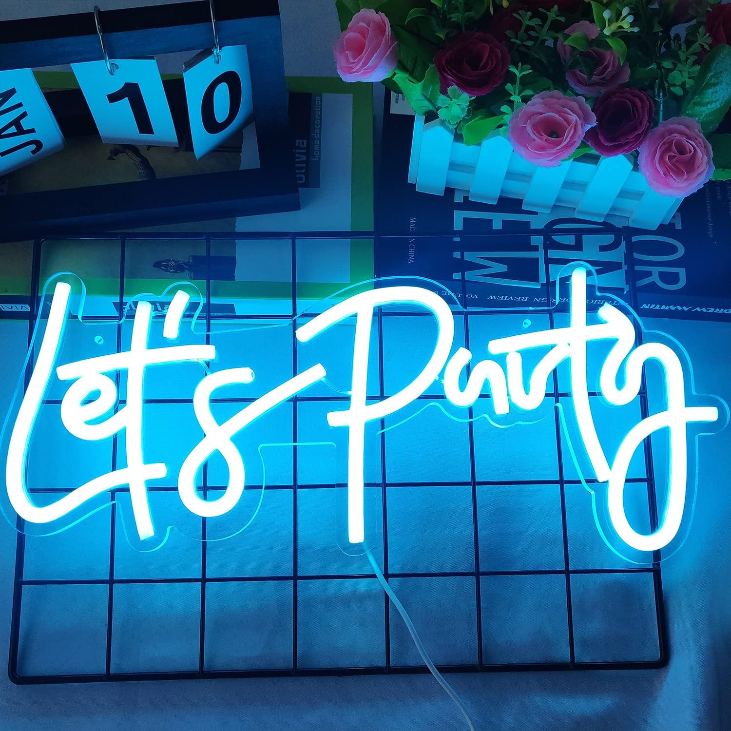 Letreros de neón regulables para decoración de pared, letrero de neón LED para despedida de soltera, fiesta de compromiso, fiesta de cumpleaños,