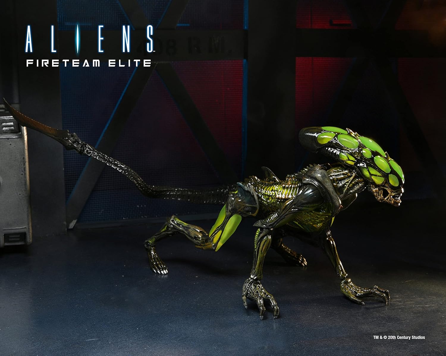 NECA Aliens Fireteam Figura de acción Burster NegroVerde, 100% Plástico