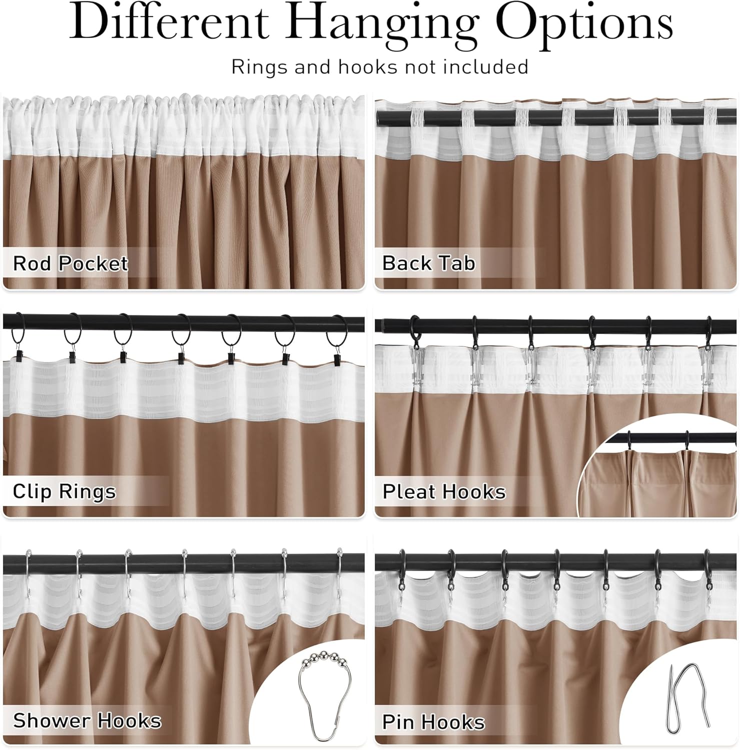 StangH – Cortinas de terciopelo supersuaves para habitación del bebé, dormitorio, sala de estar, comedor, oficina, decoración elegante del hogar, 52