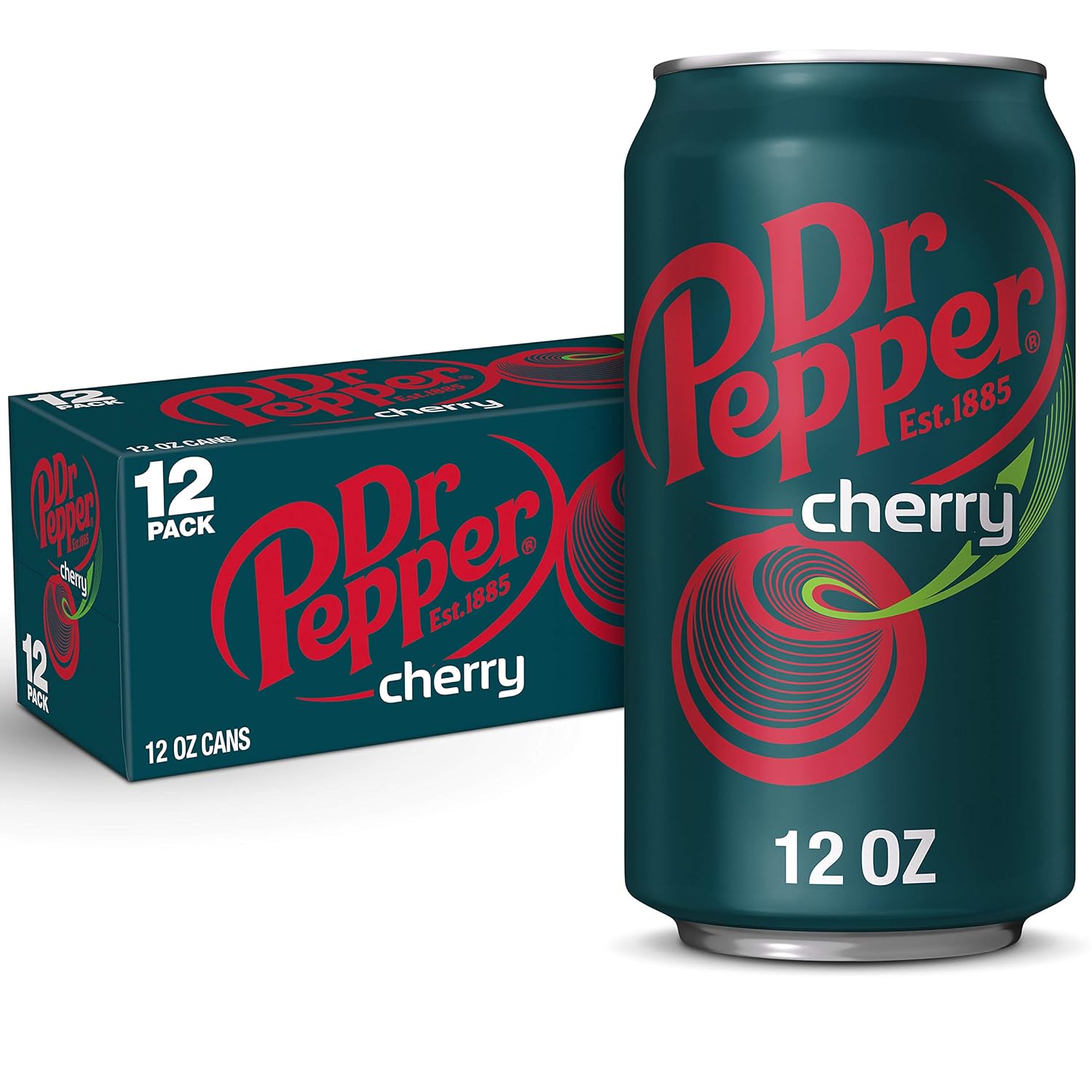 DR PEPPER – CEREZA, 12 onzas, paquete de 12
