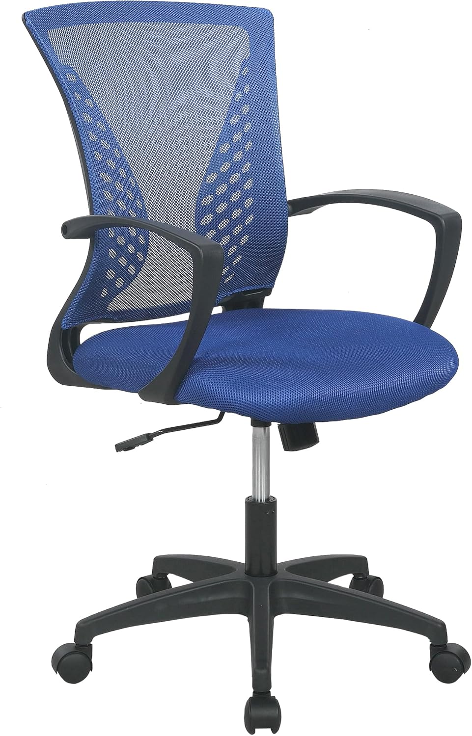 PayLessHere Silla de oficina, silla de escritorio, silla de computadora, silla ergonómica, malla ejecutiva ajustable, respaldo medio con ruedas