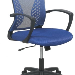 PayLessHere Silla de oficina, silla de escritorio, silla de computadora, silla ergonómica, malla ejecutiva ajustable, respaldo medio con ruedas PayLessHere Silla de oficina, silla de escritorio, silla de computadora, silla ergonómica, malla ejecutiva ajustable, respaldo medio con ruedas