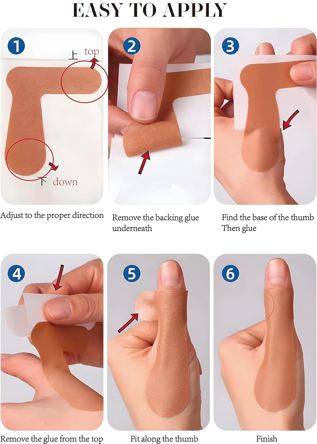 Ortesis de valgo para dedos grandes, el mejor corrector de juanetes, 20 calcomanías autoadhesivas para la cubierta del pulgar, corrector de juanetes