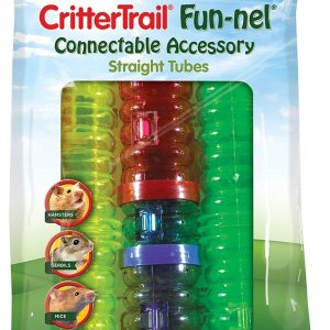 Kaytee CritterTrail Fun-nel – Paquete de 5 tubos rectos para hábitat para animales pequeños Kaytee CritterTrail Fun-nel – Paquete de 5 tubos rectos para hábitat para animales pequeños