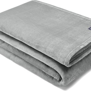 Nautica – Manta individual, ropa de cama de forro polar de felpa súper suave, decoración cálida y acogedora para el hogar (gris sólido, individual) Nautica – Manta individual, ropa de cama de forro polar de felpa súper suave, decoración cálida y acogedora para el hogar (gris sólido, individual)