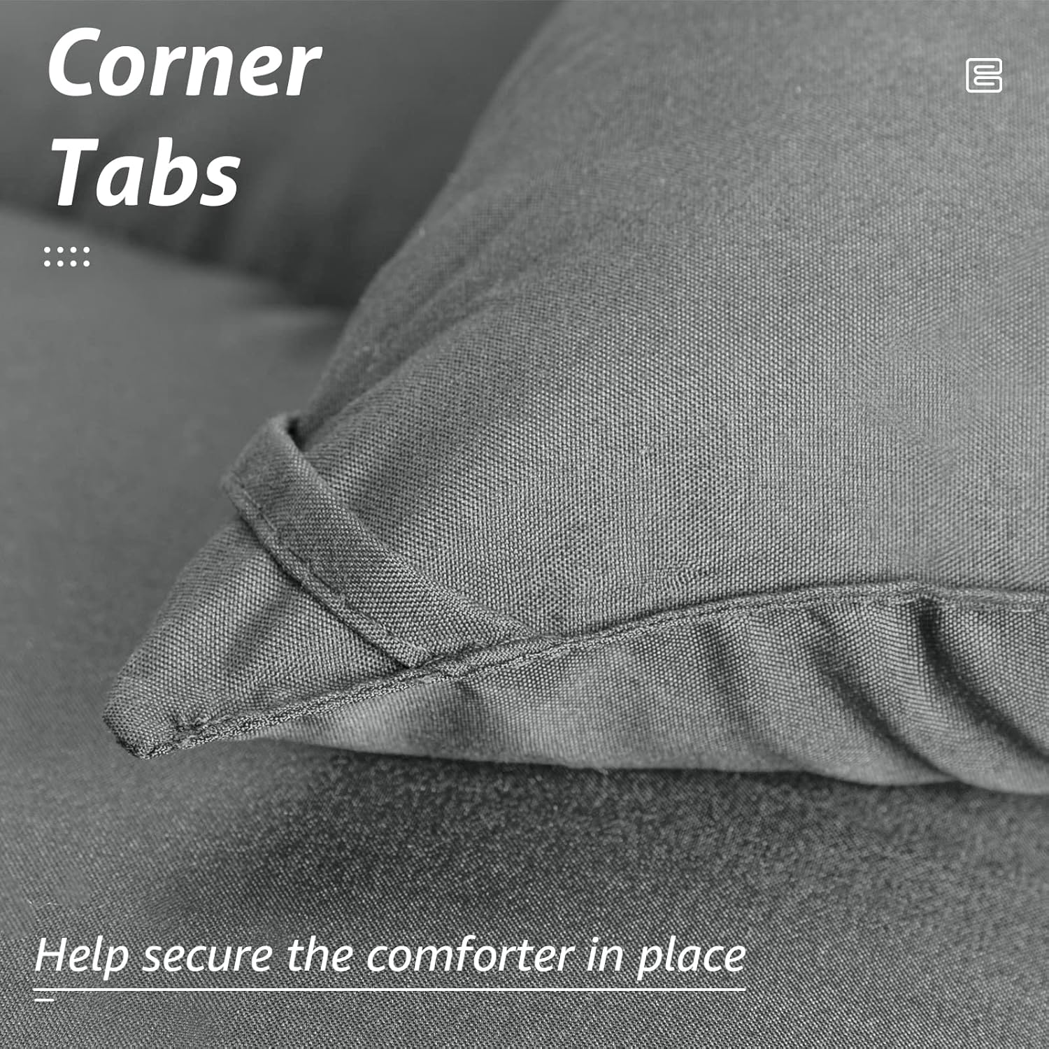 Edredón de cama tamaño individual para todas las estaciones, relleno de edredón acolchado alternativo con pestañas de esquina, cálido para invierno,