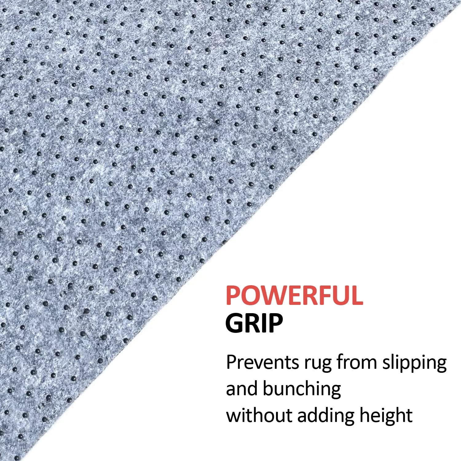 Home Must Haves Almohadilla de alfombra de 0.025 pulgadas de grosor de 5 x 8 pies con agarre antideslizante