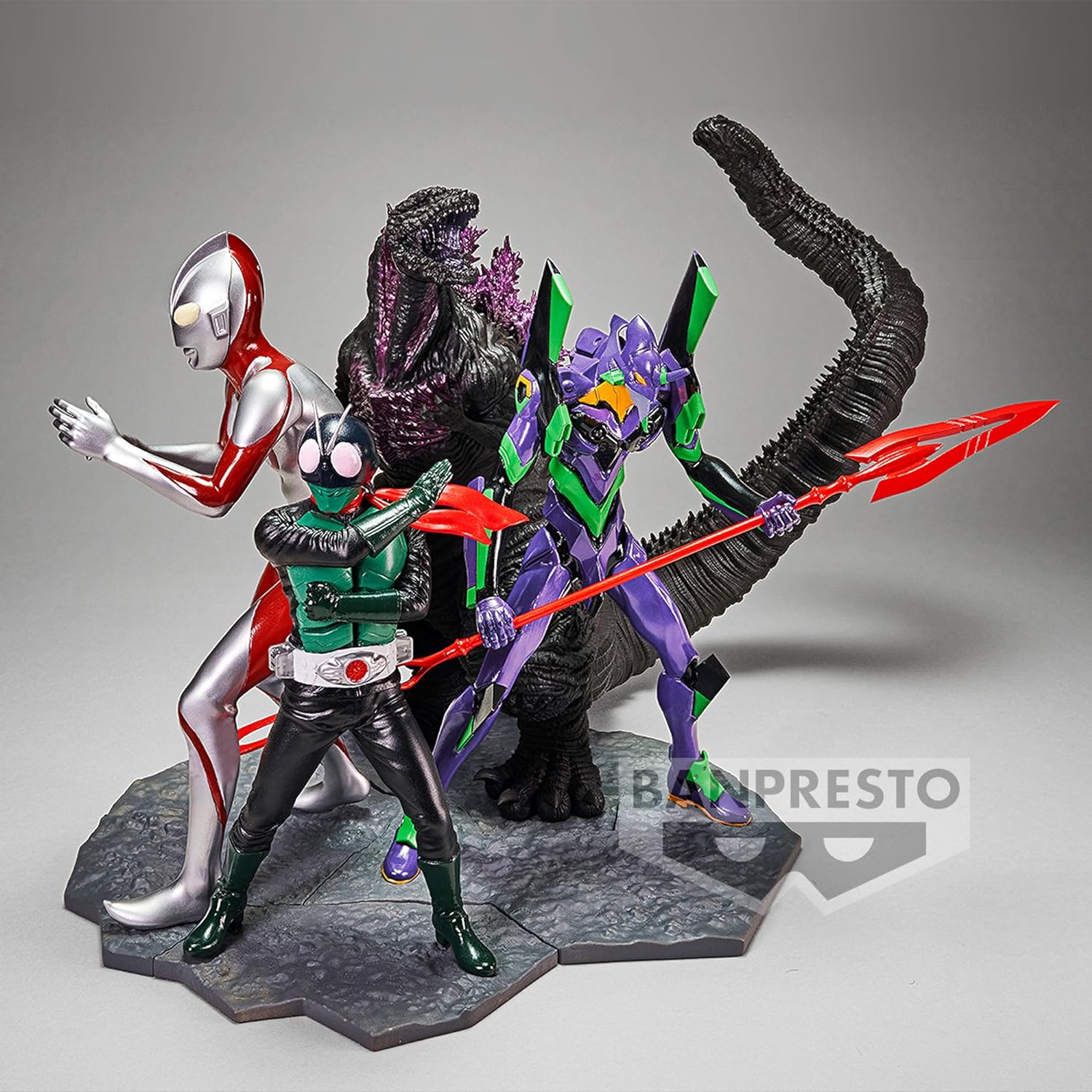 Banpresto – Shin Japan Heroes Universe – Evangelion, Bandai Spirits Art Vignette Figura