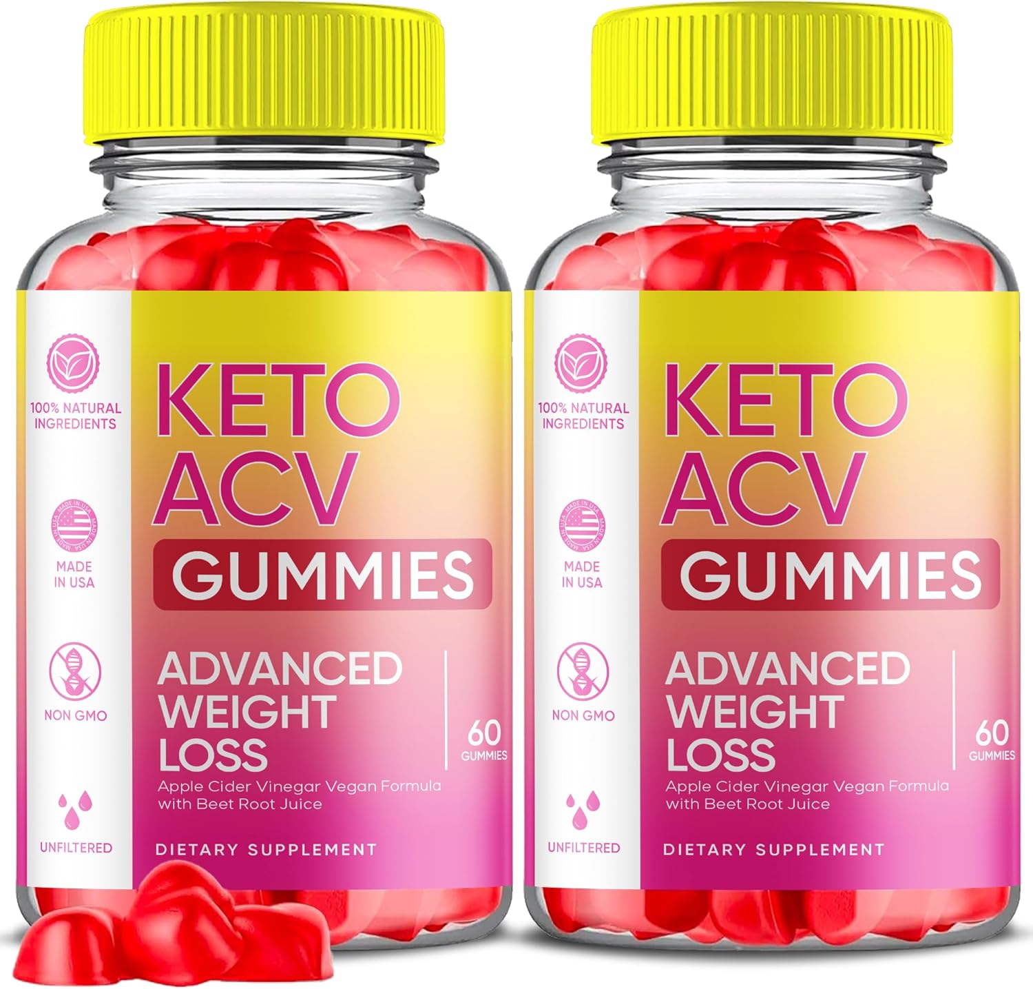S.O Labs Keto ACV Gummies pérdida de peso avanzada, dieta quemador de grasa del vientre, suplemento de vinagre de sidra de manzana, keto+ACV