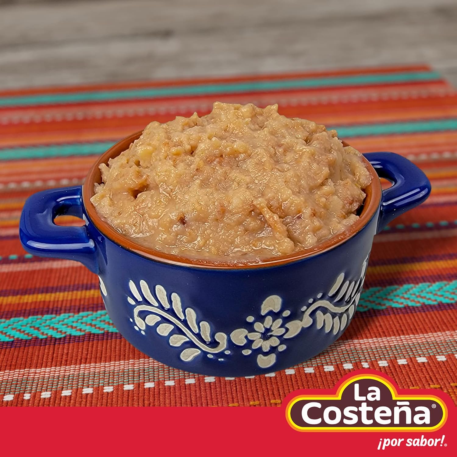 La Costeña Frijoles pintos refritos, lata de 20.5 onzas (paquete de 12)