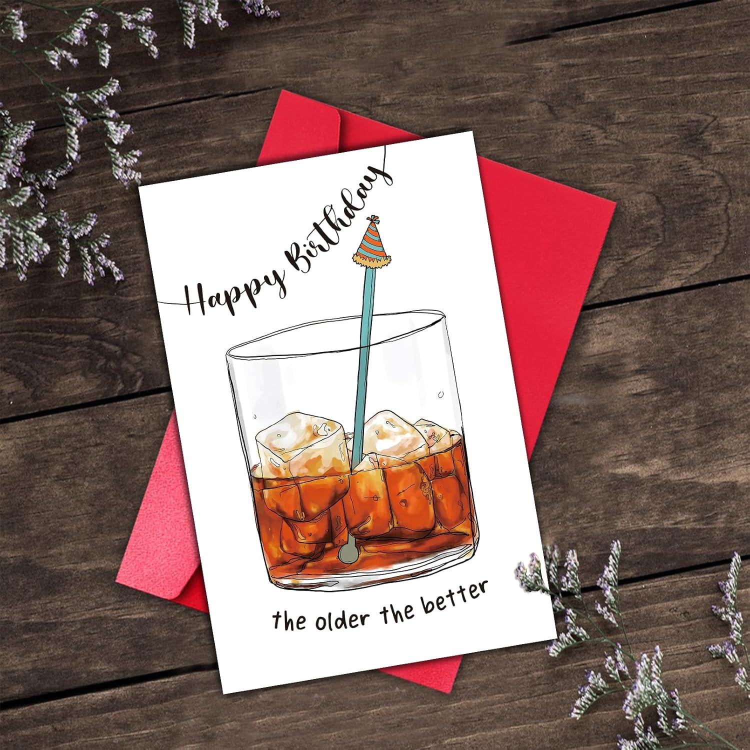 Tarjeta de feliz cumpleaños para hombres, divertida tarjeta de cumpleaños de compañero de trabajo, tarjeta de cumpleaños para él amigos (El mayor y
