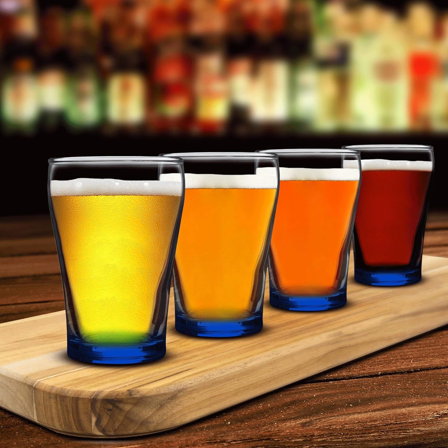 DISCOUNT PROMOS Juego de 10 vasos de chupito de 5.5 onzas, paquete a granel, ideal para bodas, fiestas, cumpleaños, eventos, color azul