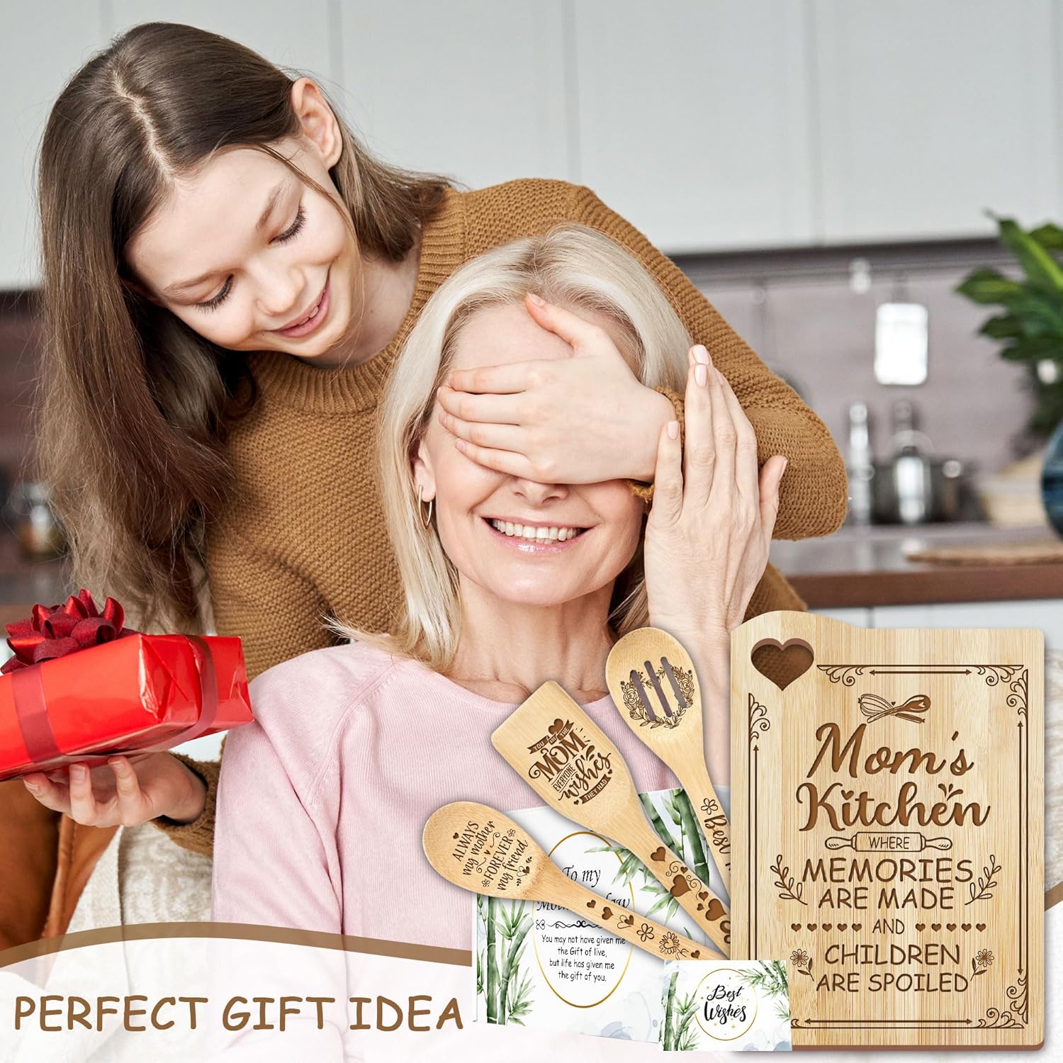 cocomong Regalos para mamá para el día de la madre, regalos para mamá de hija hijo, regalos de cocina para mamá, regalos de cumpleaños para mamá de