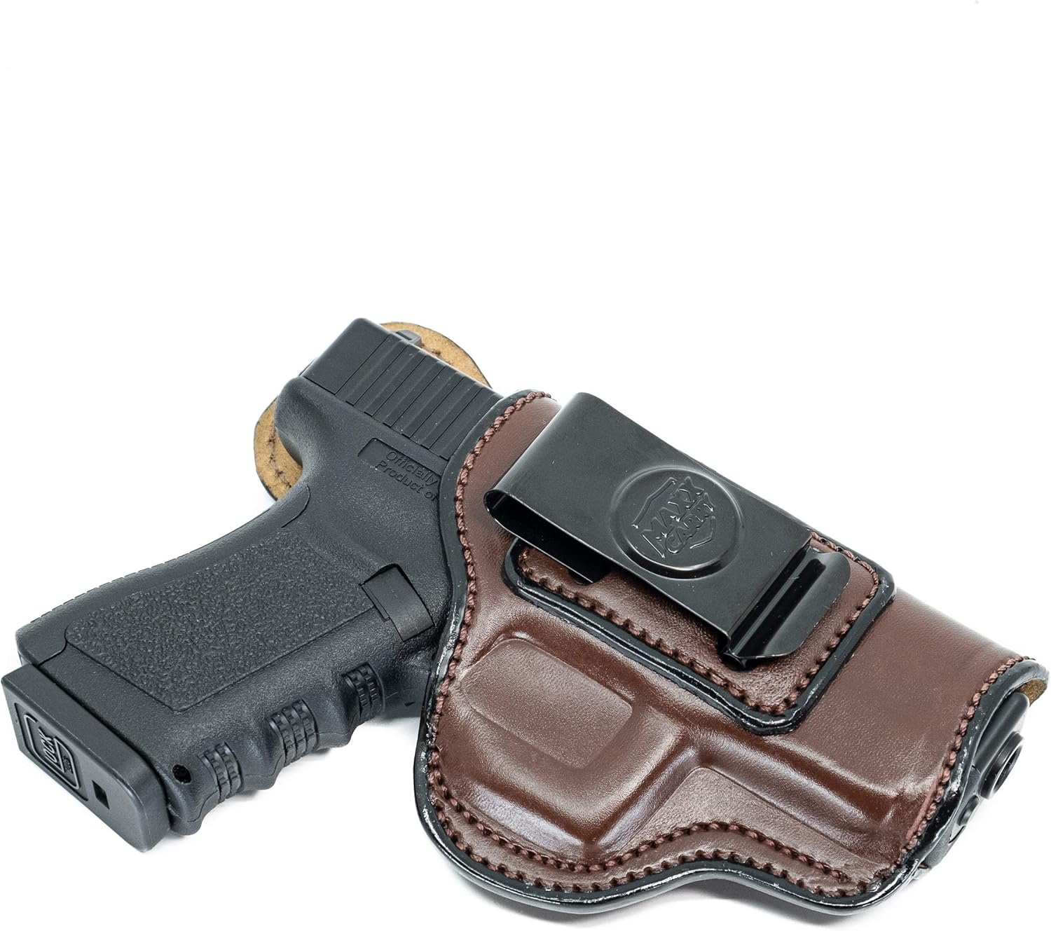 Maxx Carry Funda de cuero IWB Taurus G2c de 0.354 in o 40S y W, PT111 G2  Compatible con Glock 26, 27  Walther PPQ SC, P22  Sig Sauer P320 Micro