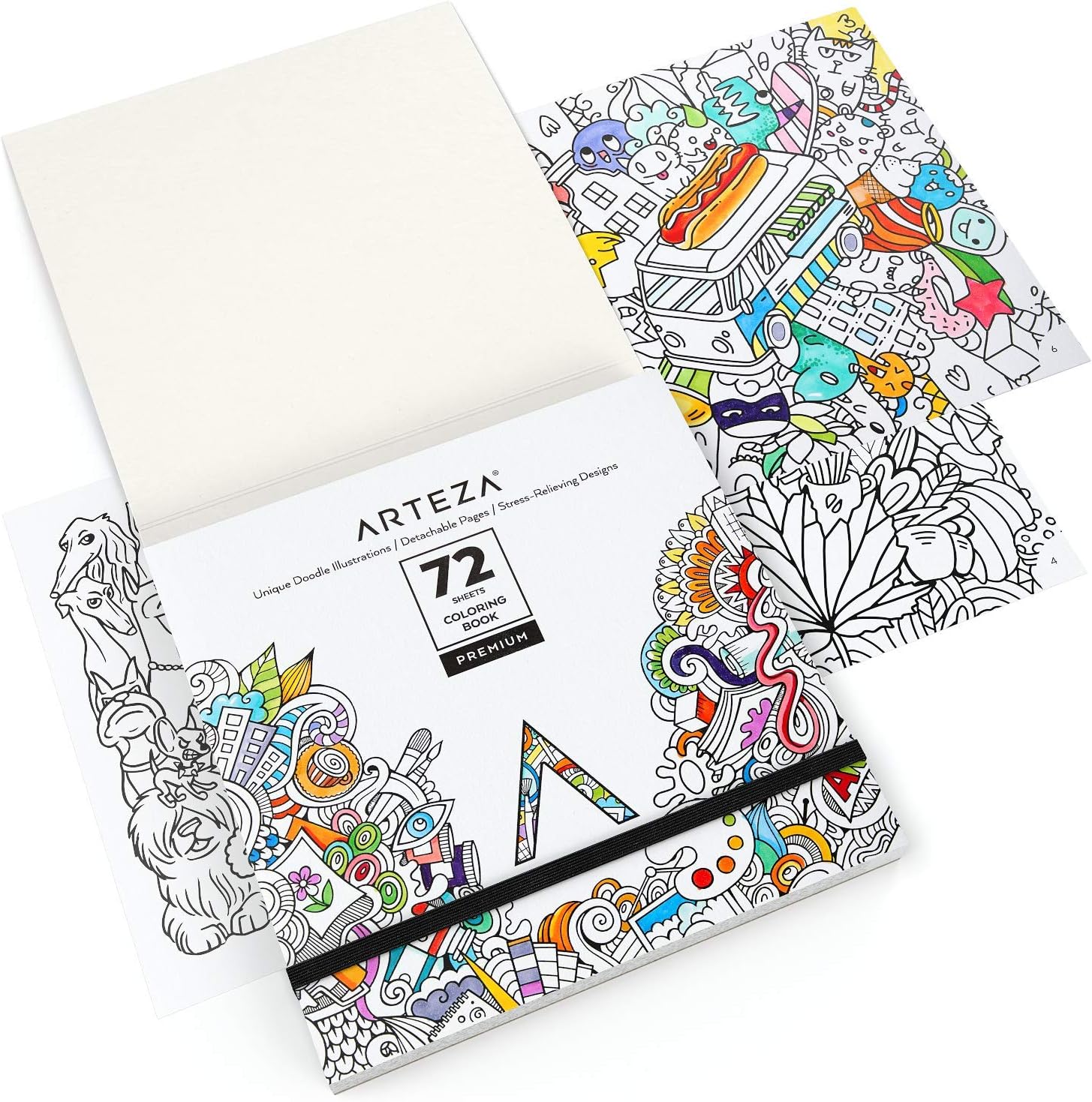 Libros para colorear Arteza para adultos