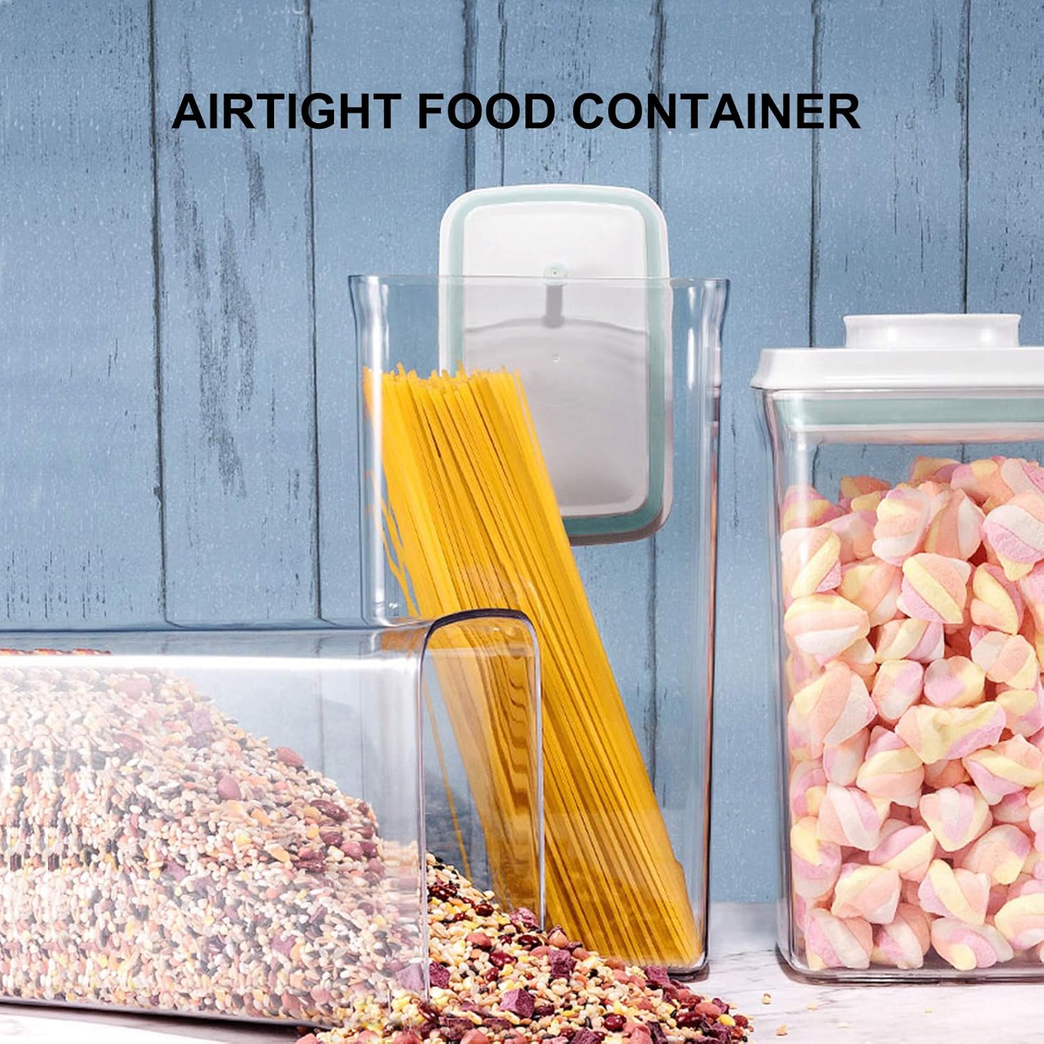 Recipiente hermético para almacenamiento de alimentos, dispensador de fórmula con cuchara, contenedor de leche en polvo sin BPA para viajes en casa,
