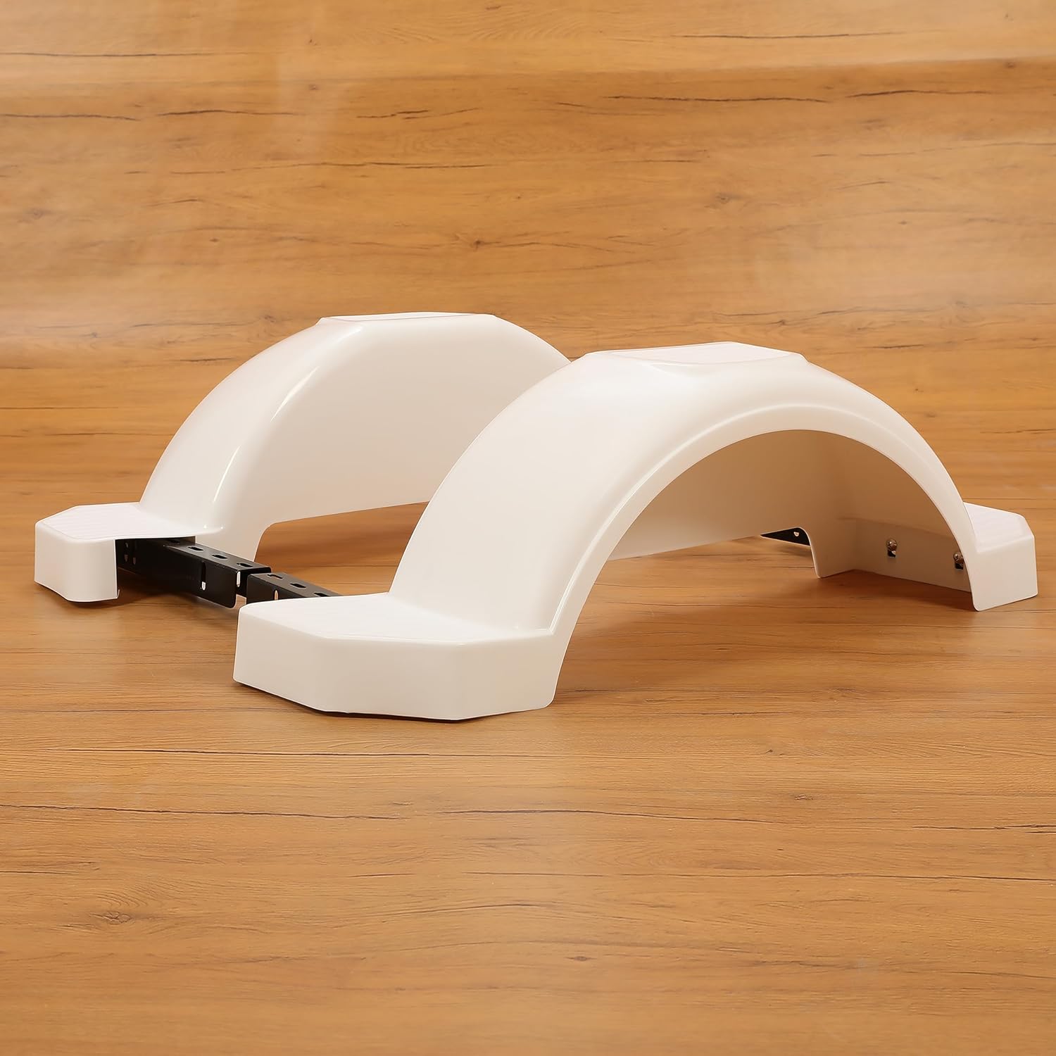 ECOTRIC – 2 guardabarros de un eje único para utilización en remolques de 13 pulgadas y con ruedas y faldón, que es apto para uso en Fulton