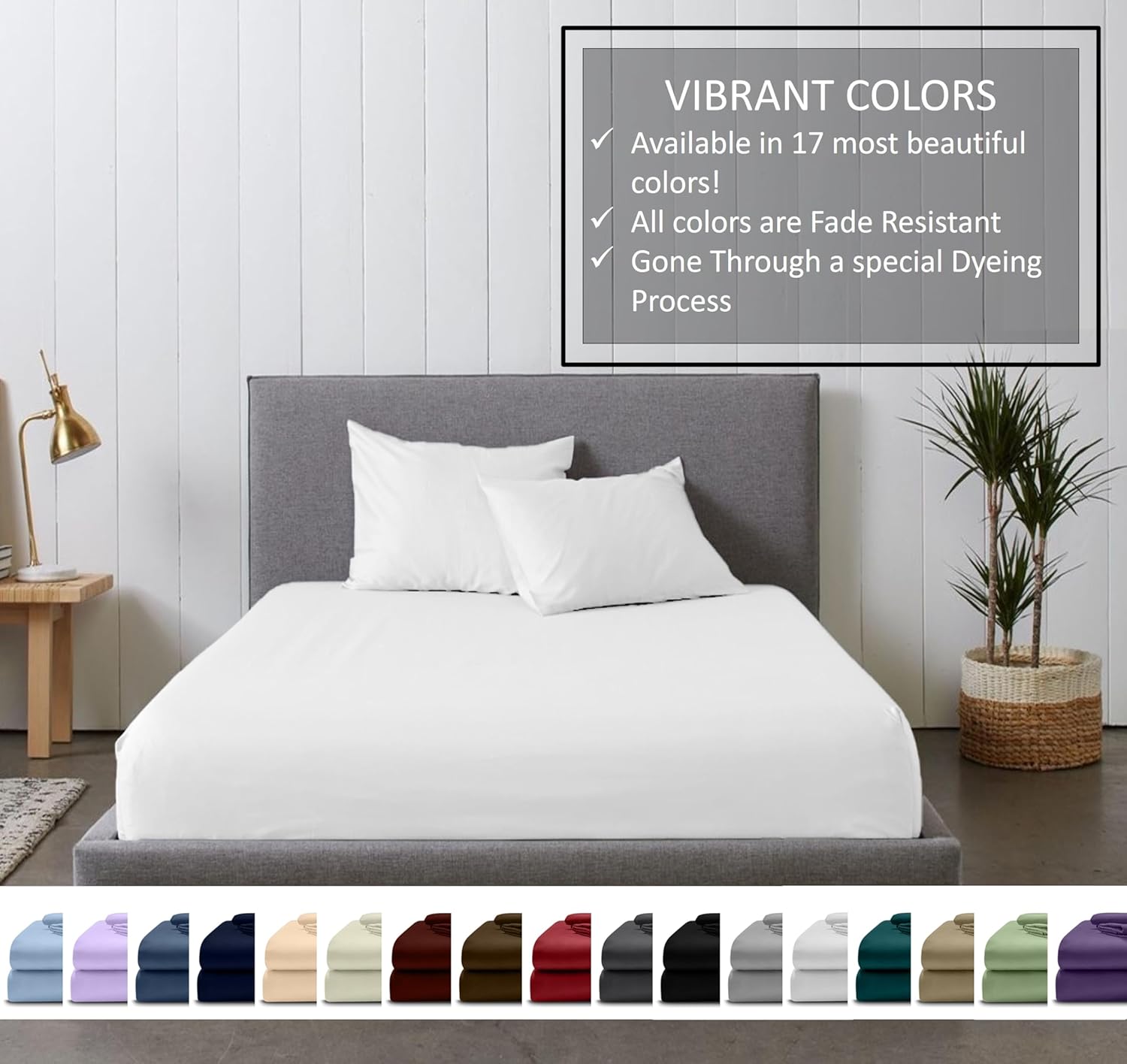 Sábanas Queen de 100 % algodón orgánico de fibra larga de 800 hilos de algodón de fibra larga de 800 hilos, tamaño Queen blanco, 4 piezas para cama,