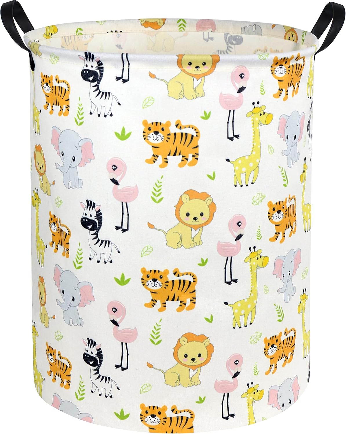 Cesta de lavandería para bebé, cesta de lavandería para niños, lindo contenedor de almacenamiento de juguetes para niños y niñas, decoración de
