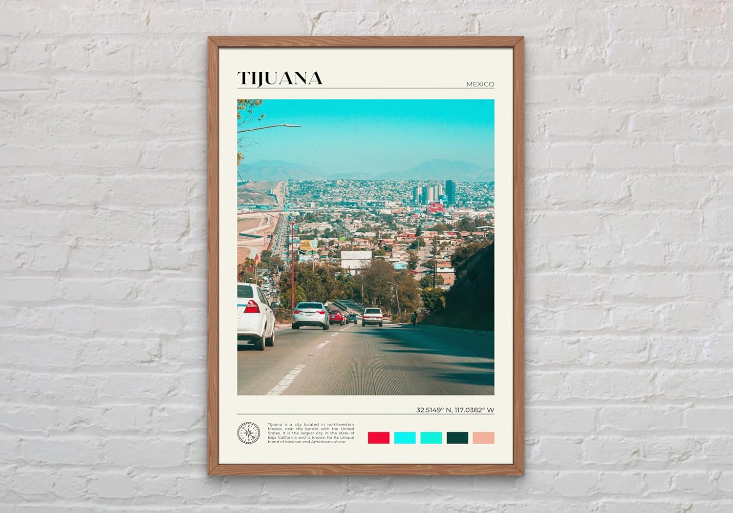 Impresión de Tijuana, arte de pared de Tijuana, póster de Tijuana, foto de Tijuana, impresión de póster de Tijuana, decoración de pared de Tijuana,
