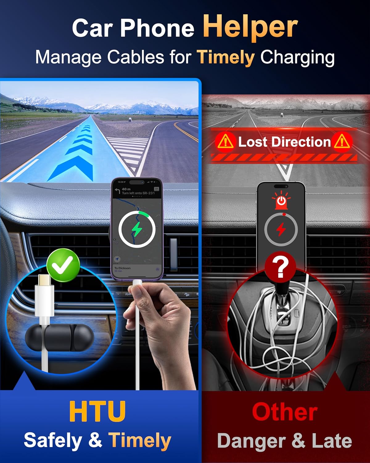 2024 más reciente actualizado para MagSafe Car Vent Mount HTU Los mejores imanes Soportes de teléfono de automóvil para iPhone, gancho de metal,