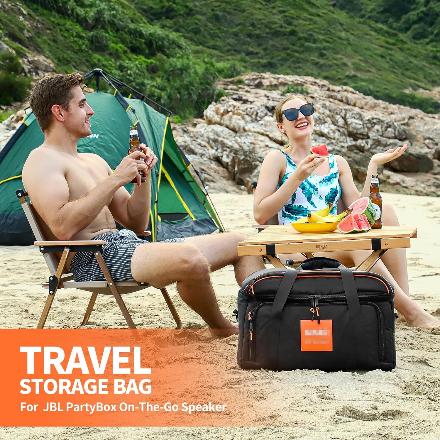 Bolsa de viaje de repuesto para JBL Party Box Series, bolsa de transporte portátil para altavoz JBL (para JBL partybox sobre la marcha)
