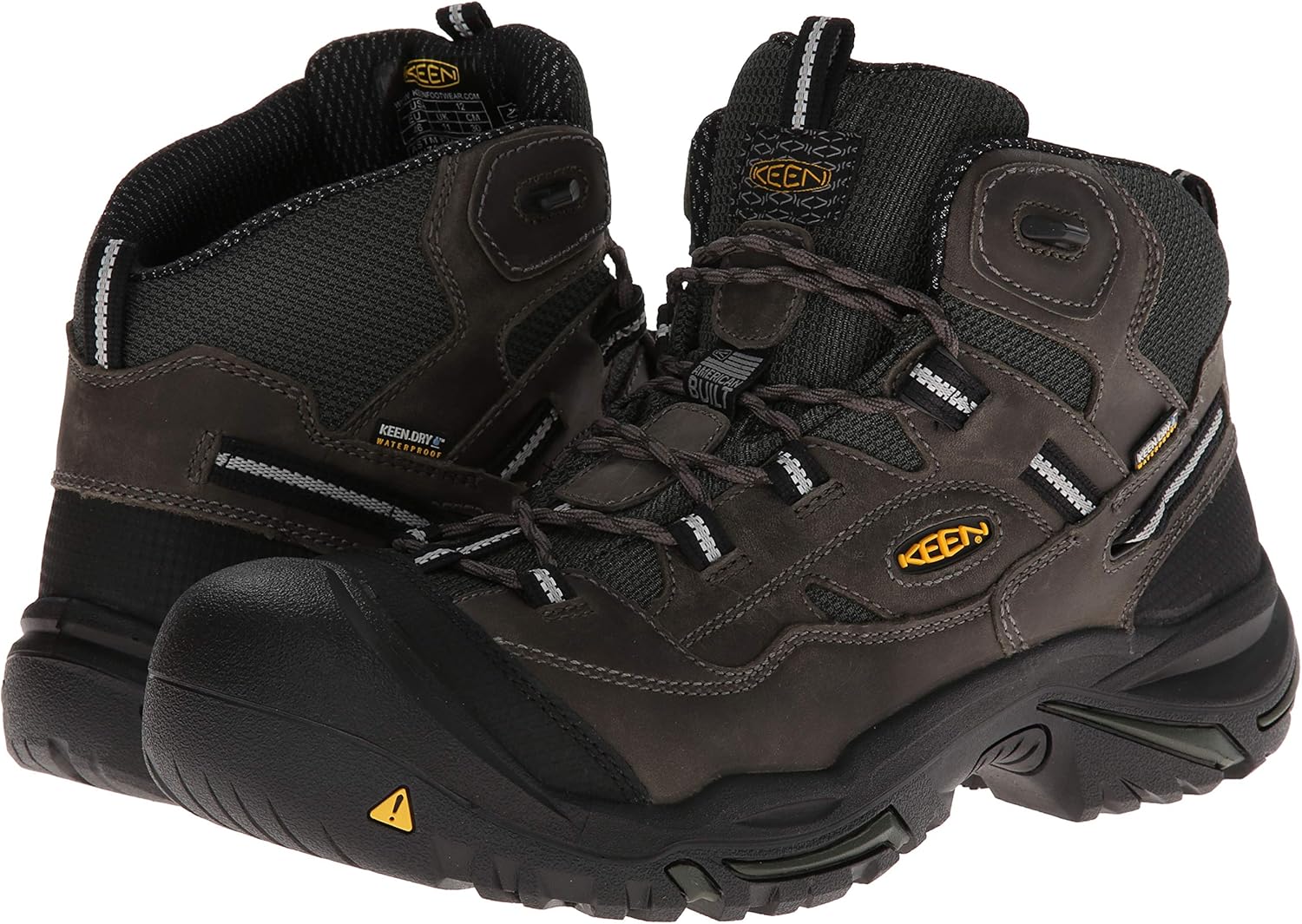 Keen Utility Braddock – Puntera de acero de altura media impermeable para hombre