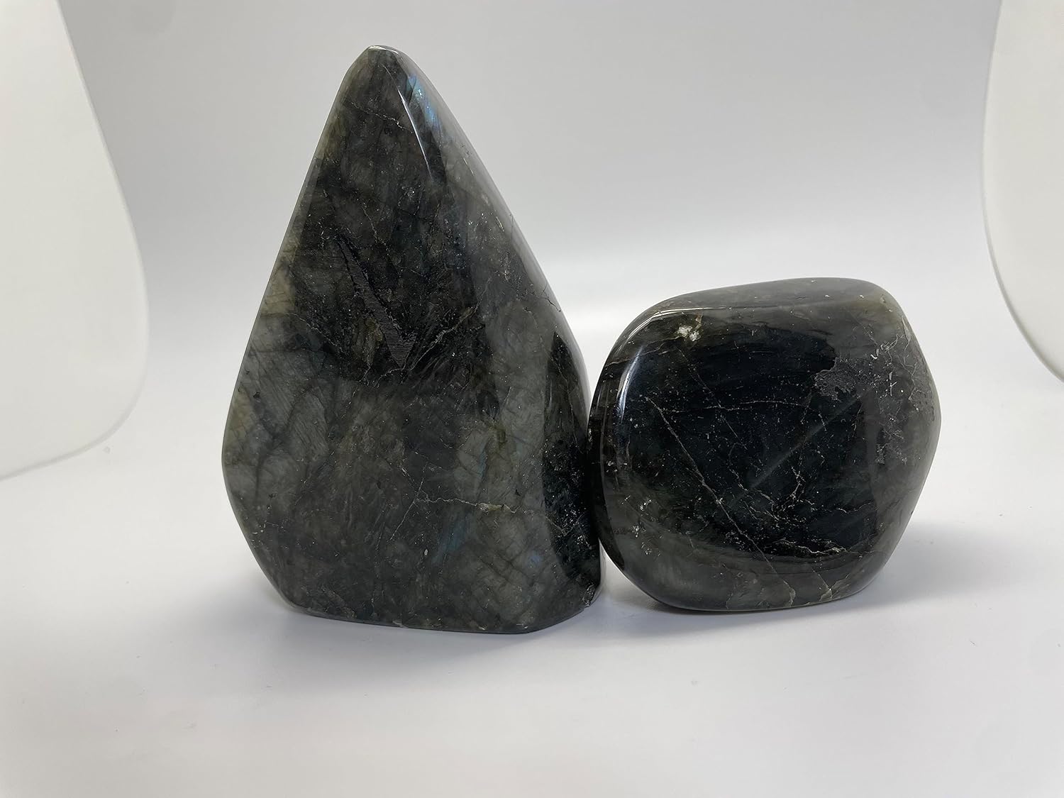 Mineralist Colección, forma libre pulida de labradorita, cristales curativos naturales, piedras preciosas para espiritual, reiki, yoga, meditación,