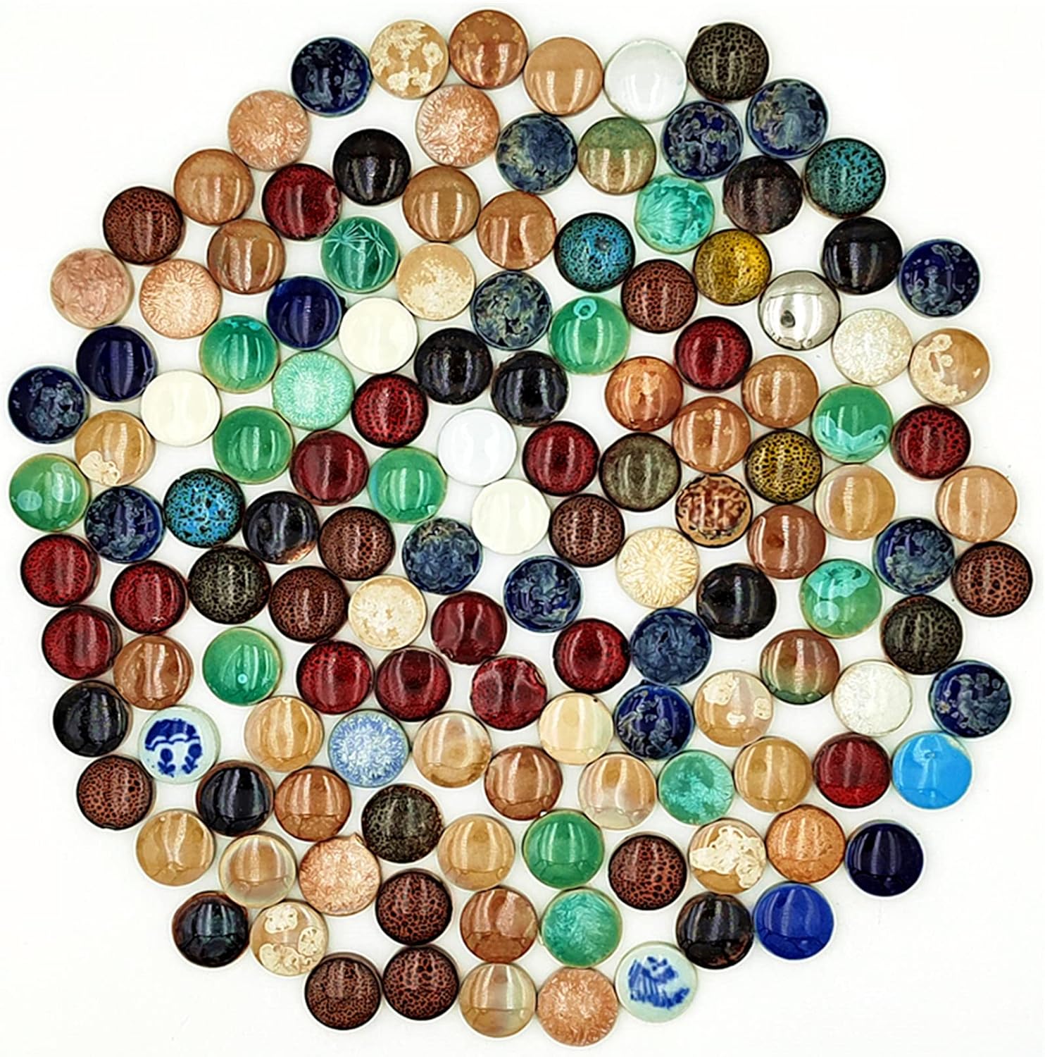 500g1.1lb Random Color Irregular Ceramics Mosaic Tiles,DIY Making Creative Ceramic Mosaic Tiles for DIY Craft Plates Flowerpots Vases Cups Mosaic
