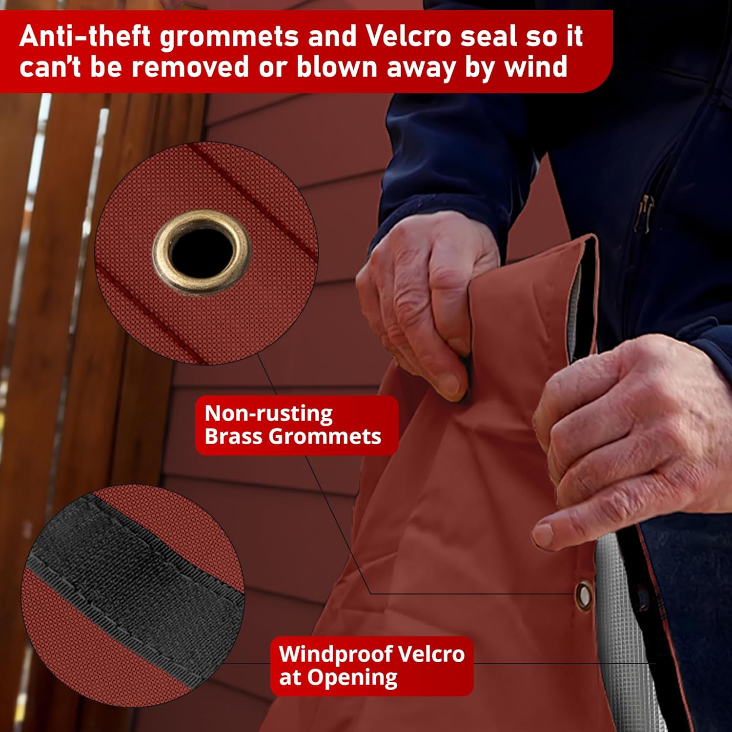 Redford Supply Co. Cold Snap – Cubierta aislante de doble pared de algodón para prevención de reflujo (5 F) – Cubiertas para rociadores para