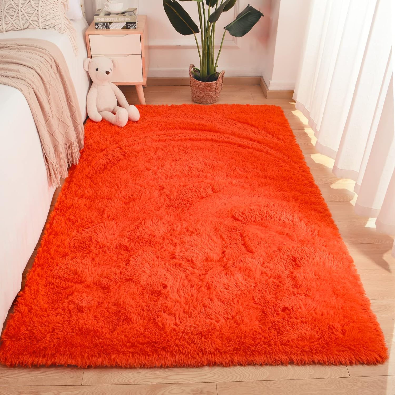 Merelax – Tapete moderno afelpado para habitación, sala, habitación de niños y guardería, tapete decorativo suave, cómodo y antideslizante para