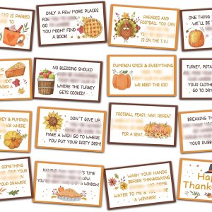 Tarjetas de pistas de búsqueda del tesoro de otoño para niños, tarjetas de acertijo de calabaza, actividades de otoño en interiores y exteriores (16 Tarjetas de pistas de búsqueda del tesoro de otoño para niños, tarjetas de acertijo de calabaza, actividades de otoño en interiores y exteriores (16