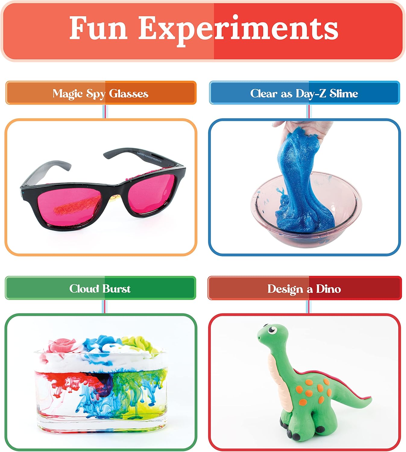 Carson Dellosa – Kits de ciencia mini Maker para grados 2-5 ciencia del arte, diario, libro de actividades, tarjetas de experimentos, calcomanías,