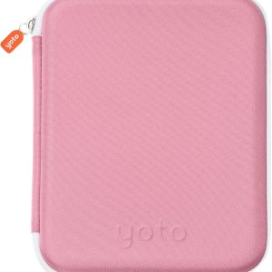Yoto Estuche para tarjetas en Think Pink – Accesorio Kids Yoto – Carpeta portátil suave con cremallera y 64 bolsillos para Yoto Player y mini Yoto Estuche para tarjetas en Think Pink – Accesorio Kids Yoto – Carpeta portátil suave con cremallera y 64 bolsillos para Yoto Player y mini
