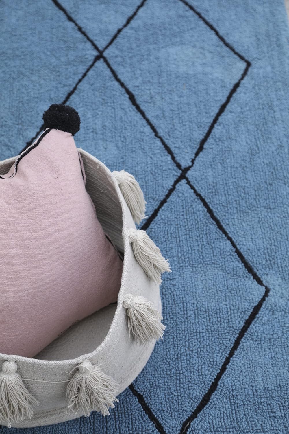 Lorena Canals – Cesta decorativa para almacenamiento en el hogar, guardería, sala de estar, zona de juegos, habitación de los niños y mucho más.