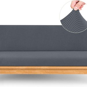 CHUN YI Funda de futón de jacquard tamaño matrimonial, funda de colchón elástica y plegable para sofá cama, funda lavable para futón de 6 a 8 CHUN YI Funda de futón de jacquard tamaño matrimonial, funda de colchón elástica y plegable para sofá cama, funda lavable para futón de 6 a 8