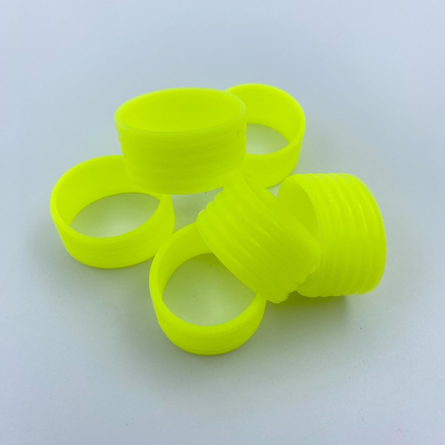 Buena elasticidad 8-15 piezas de raqueta de tenispaletas de pickleballsquash anillo de silicona raqueta bandas de agarre anillo de goma, anillo de