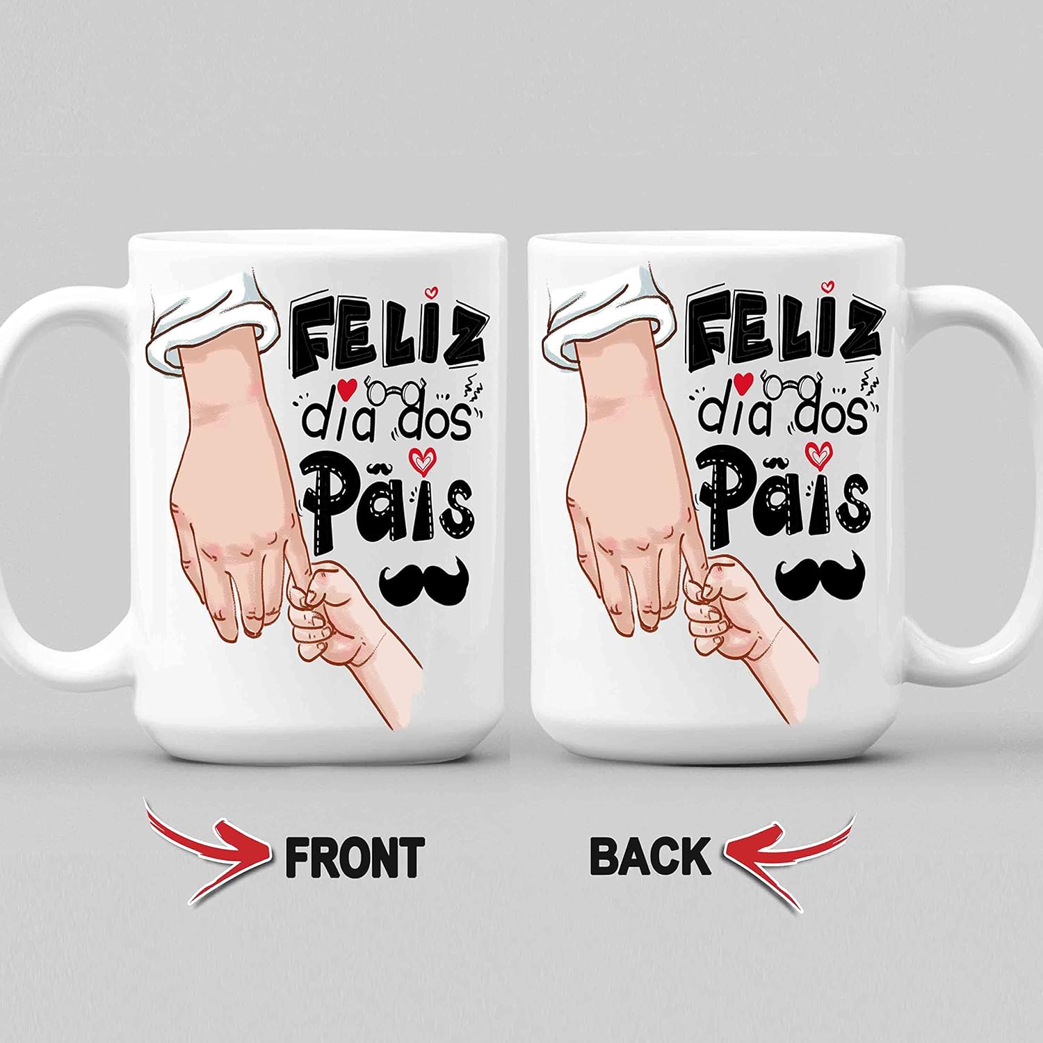 Taza de café para papá, regalo para el día del padre, cumpleaños, feliz día del padre Taza de diseño premiumregalo de taza de hijahijo