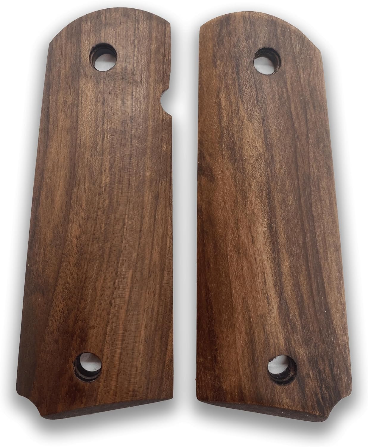 Empuñaduras de madera 1911, accesorios 1911, agarres de corte de seguridad Ambi 1911, tamaño completo 1911, para Ruger, Colt, Kimber, Tauro y se