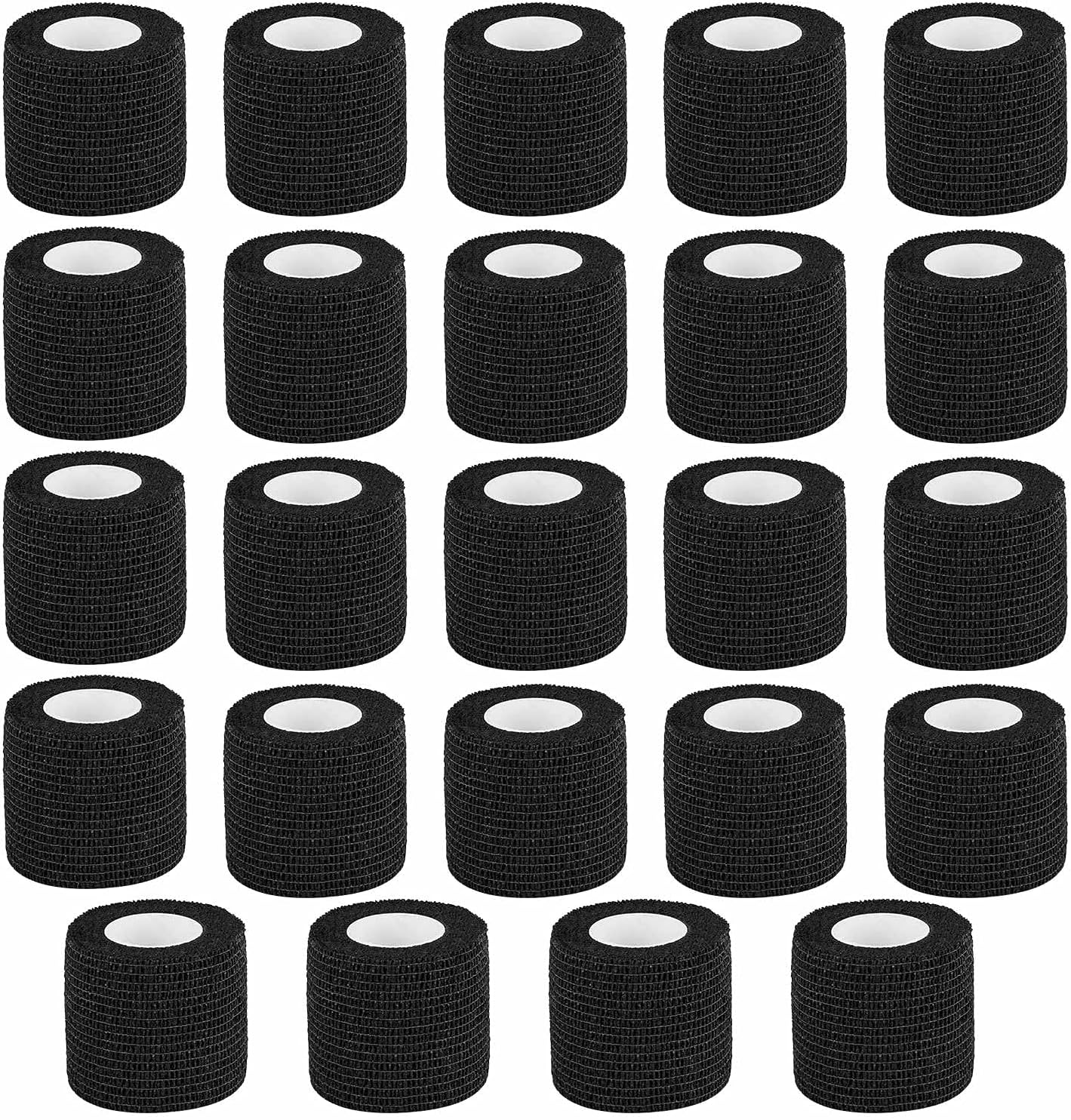 Paquete de 24 rollos de vendaje autoadherentes, transpirables, autoadhesivos, vendaje cohesivo, cinta elástica atlética de primeros auxilios para