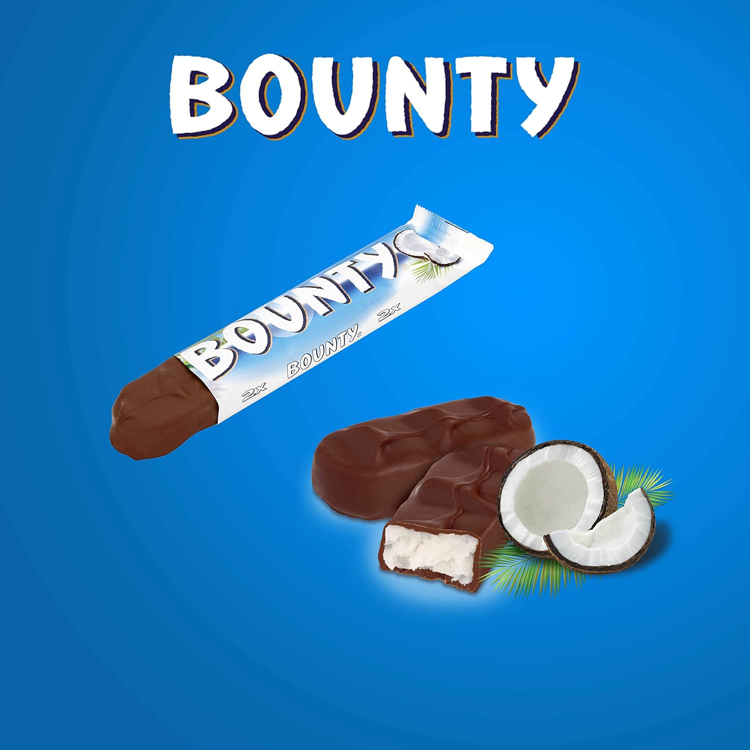 Bounty Barra de chocolate con leche, 2.01 oz
