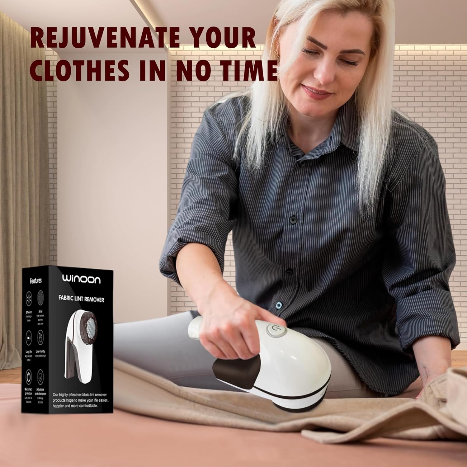 Afeitadora de tela recargable, removedor de pelusa eléctrico para ropa y muebles con USB, afeitadora de pelusa, suéter de afeitar, desfuzzer,