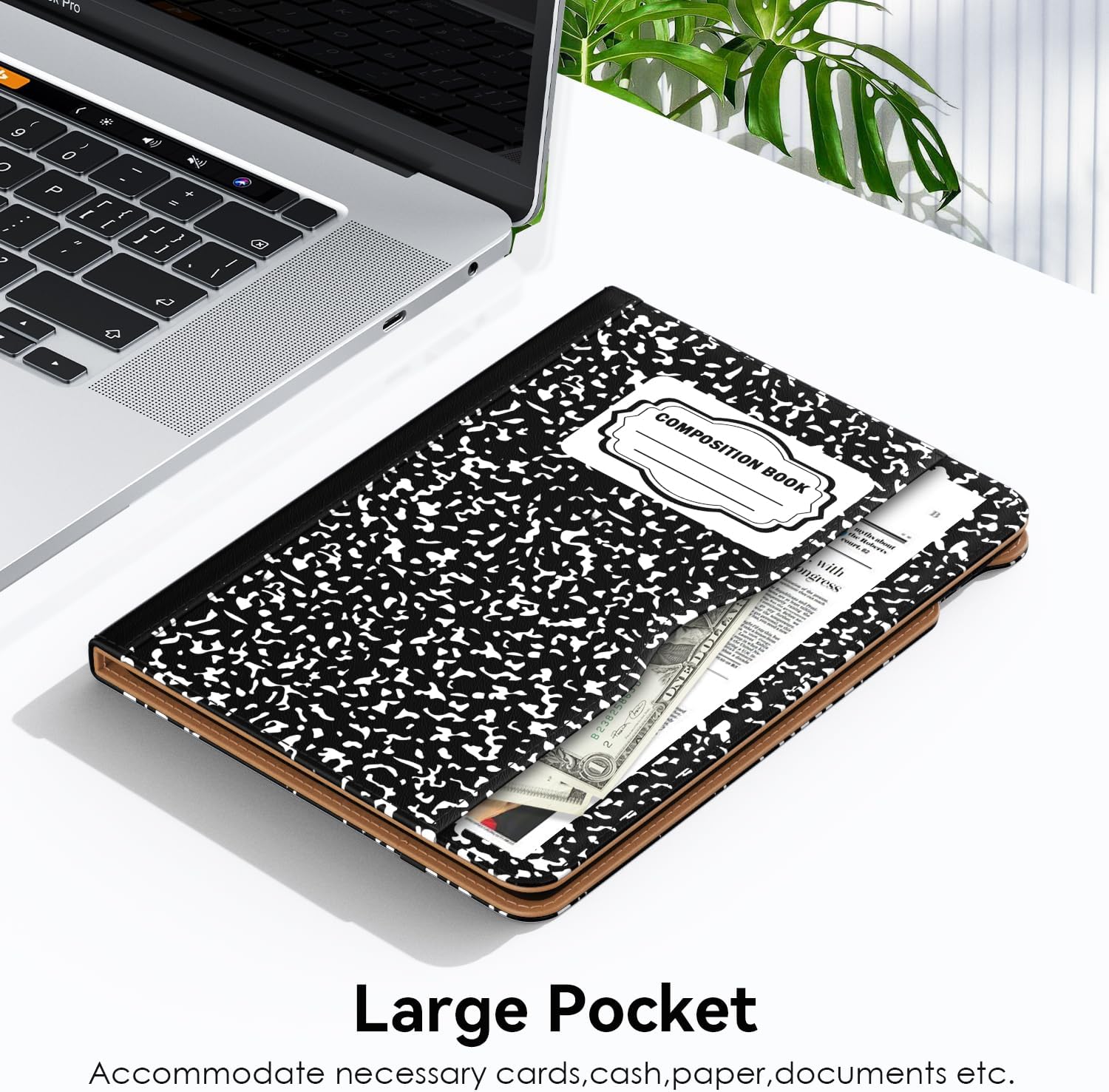 OKP Funda para iPad de 9 generación 20218 generación 20207 generación 2019 de 10.2 pulgadas, con visión multiángulo, funda de piel sintética con