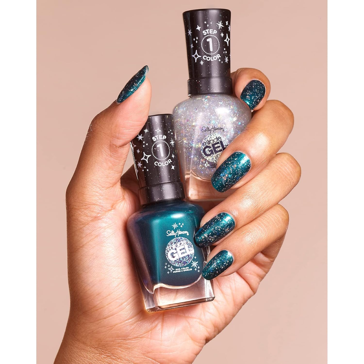 Sally Hansen Miracle Gel Merry and Bright Collection Shine Bright Like a Menorah – 0.5 fl oz