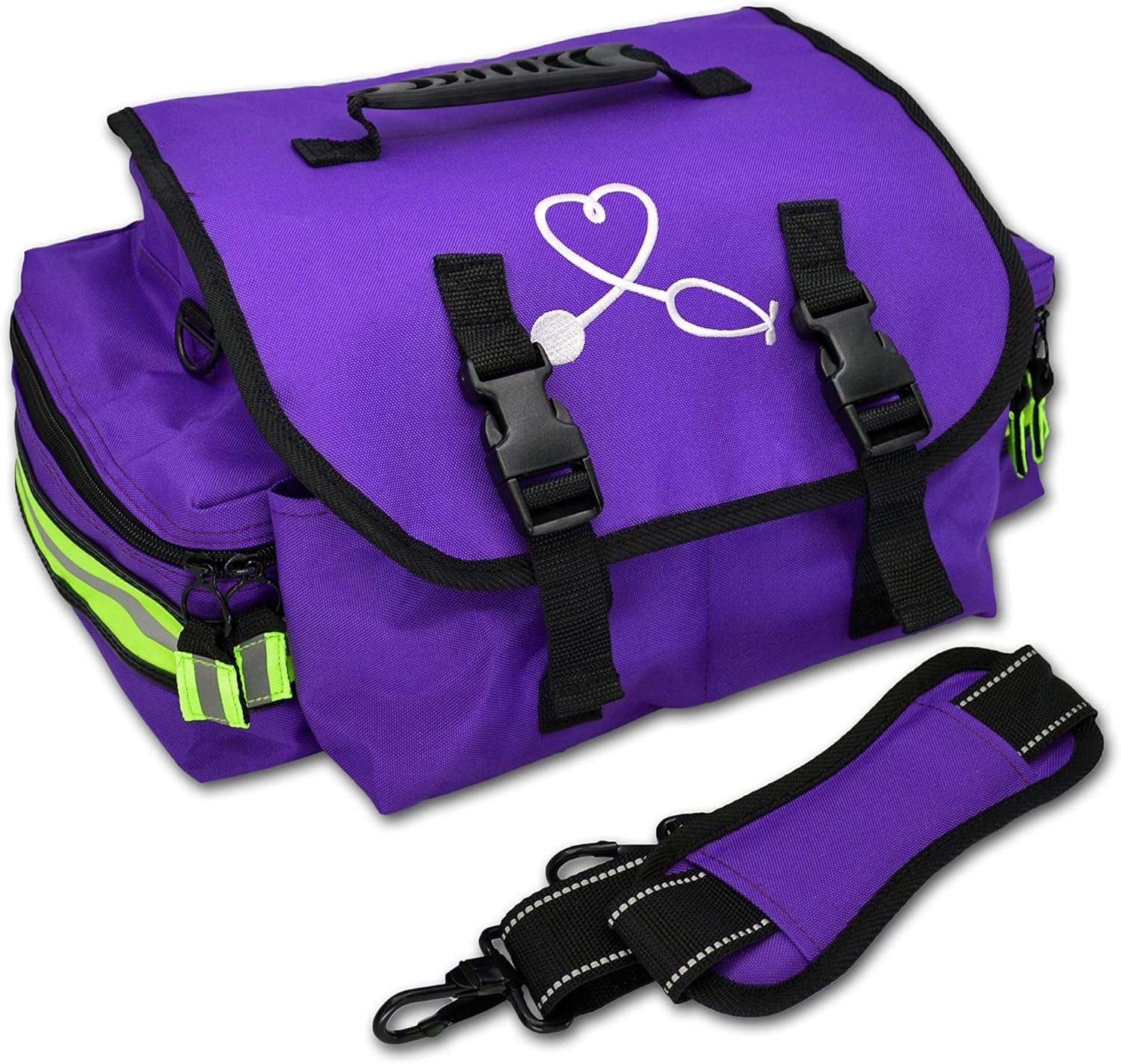 Pequeño botiquín Lightning X de primeros auxilios EMS EMT, para traumatismos, Púrpura