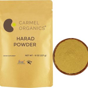 CARMEL ORGANICS HaradHaritaki – Polvo de fruta de 8 onzas o 0.5 libras8.01 oz (paquete de 1)  Natural  Sin conservantes añadidos  Sin OMG CARMEL ORGANICS HaradHaritaki – Polvo de fruta de 8 onzas o 0.5 libras8.01 oz (paquete de 1)  Natural  Sin conservantes añadidos  Sin OMG