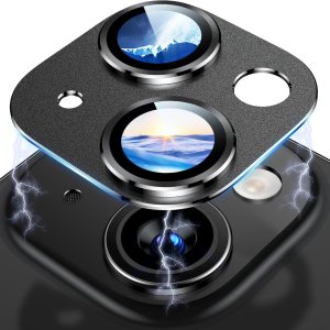 Uyiton Protector de lente de cámara para iPhone 15iPhone 15 Plus, no es fácil de romper fuerte absorción compatible con fundas cubierta de pantalla Uyiton Protector de lente de cámara para iPhone 15iPhone 15 Plus, no es fácil de romper fuerte absorción compatible con fundas cubierta de pantalla