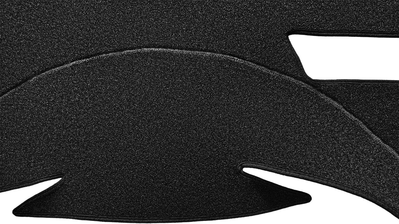 Yiz Alfombrilla de cubierta de tablero de ajuste personalizado para Chevy Chevrolet Camaro 1993 1994 1995 1996 cubierta de salpicadero (negro) J38