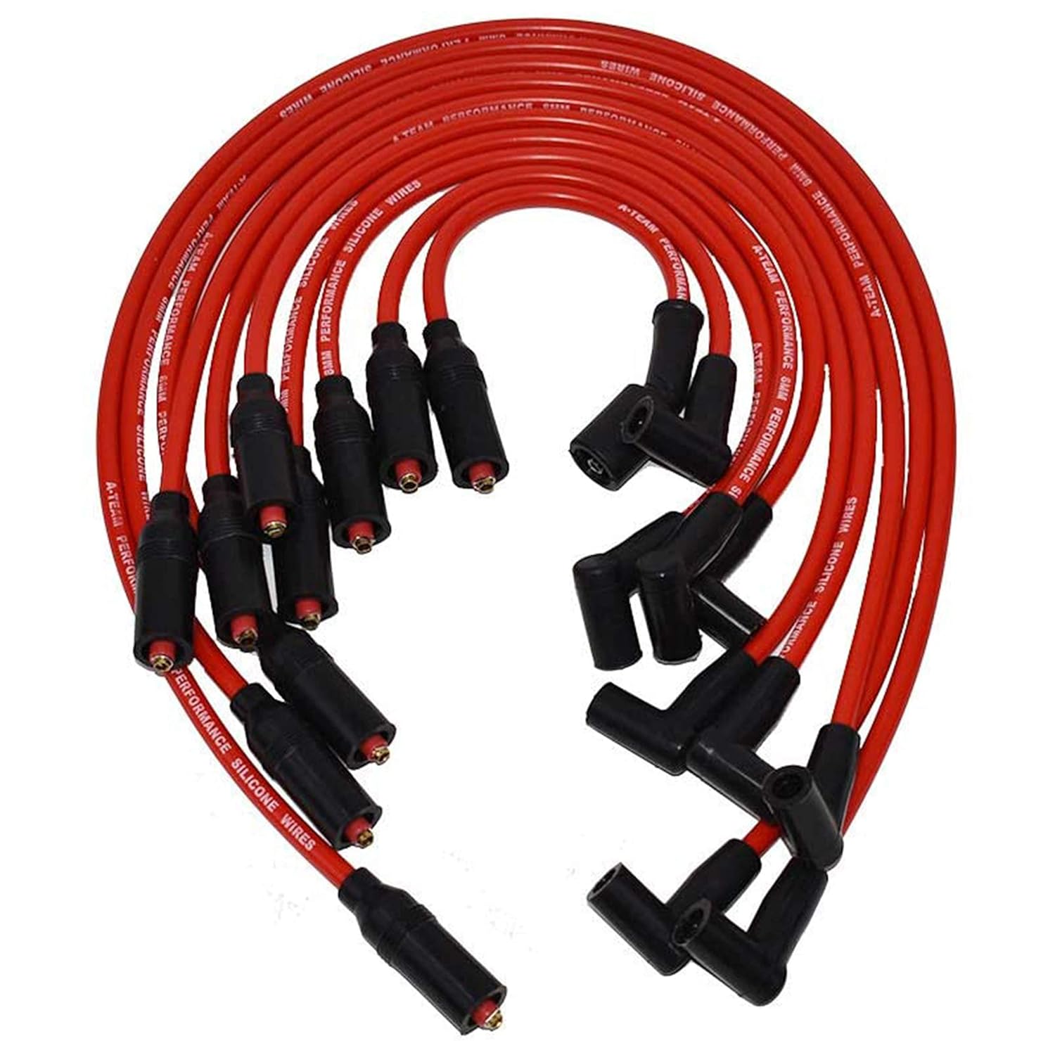 A-Team Performance – Juego de cables de bujía de silicona LT1 LT4 Optispark – Compatible con GM Chevy Chevrolet Pontiac Z28 Camaro Corvette Firebird