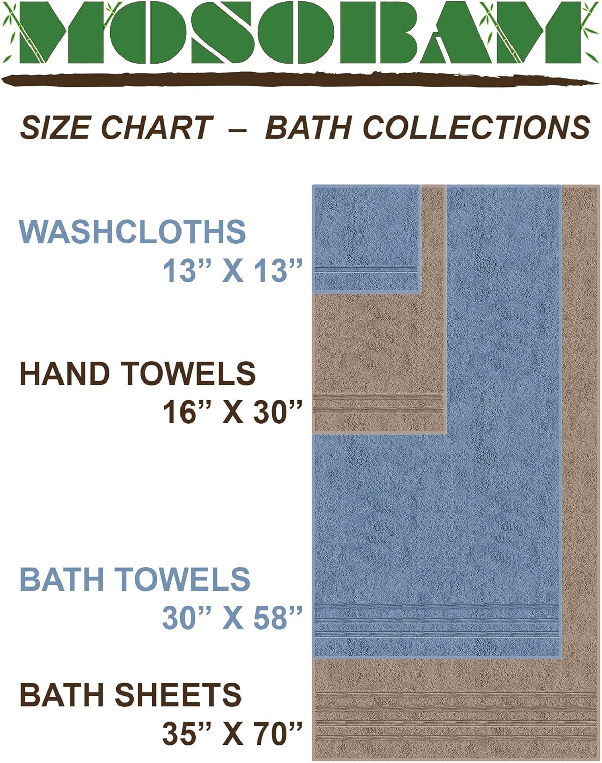 Juego de baño extragrande de 8 piezas de lujo de 700 GSM, color gris pardo, 2 toallas de baño de 35 x 70 pulgadas, 2 toallas de mano de 16 x 30